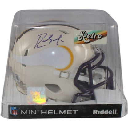 Randy Moss Signed Minnesota Vikings Throwback Mini Helmet