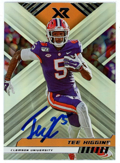 Tee Higgins Signed Clemson Tigers 2023 XR #21 Trading Card (BAS)
