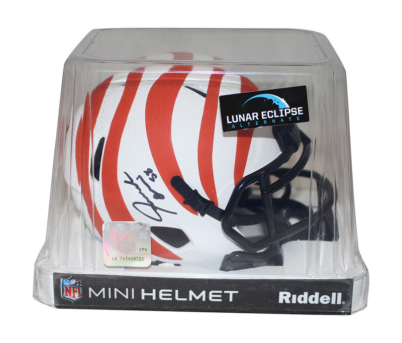 Joseph Ossai Signed Cincinnati Bengals Lunar Mini Helmet Beckett