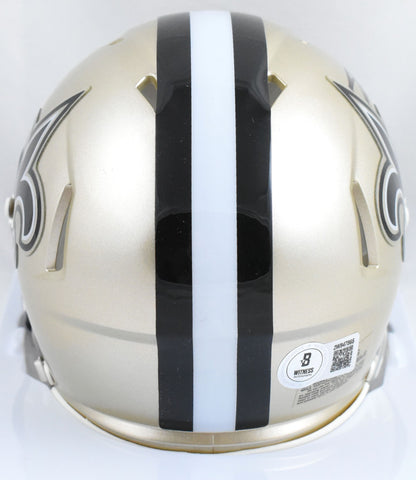 Alvin Kamara Signed New Orleans Saints Speed Mini Helmet