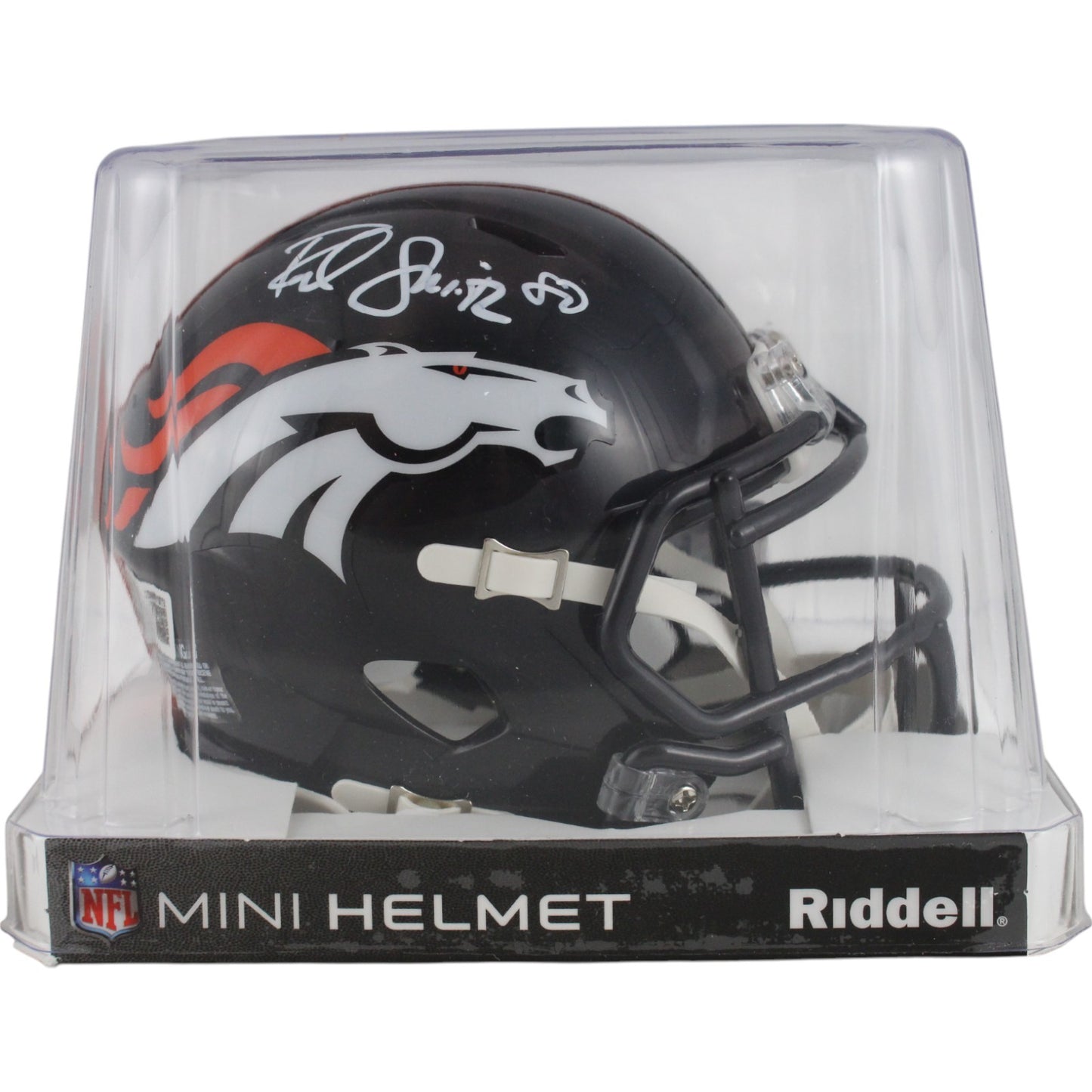 Rod Smith Denver Broncos Autographed Throwback Mini Helmet