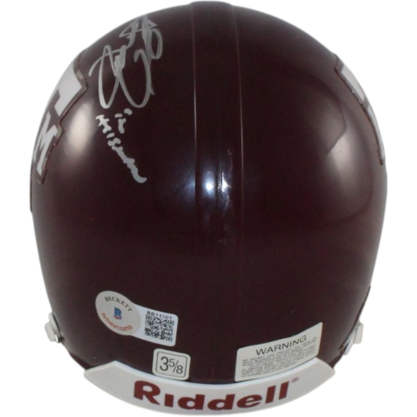 Johnny Manziel & John David Crow Signed Texas A&M Mini Helmet