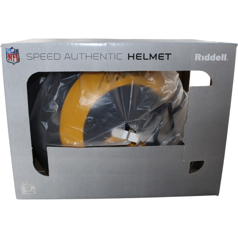 Davante Adams Autographed St. Louis Rams Full Size Authentic Throwback Helmet