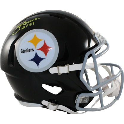 Joe Greene Signed Pittsburgh Steelers Full Size Throwback Helmet