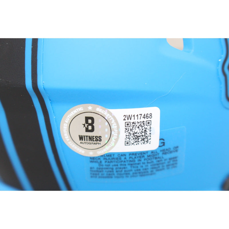 Sam LaPorta Autographed Detroit Lions Rave Mini Helmet