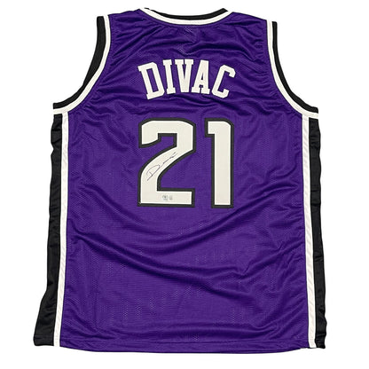 Vlade Divac Sacramento Kings Autographed Custom Basketball Jersey BAS