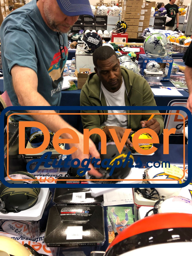 Antonio Gates San Diego Chargers Signed Rave Mini Helmet HOF Inscription