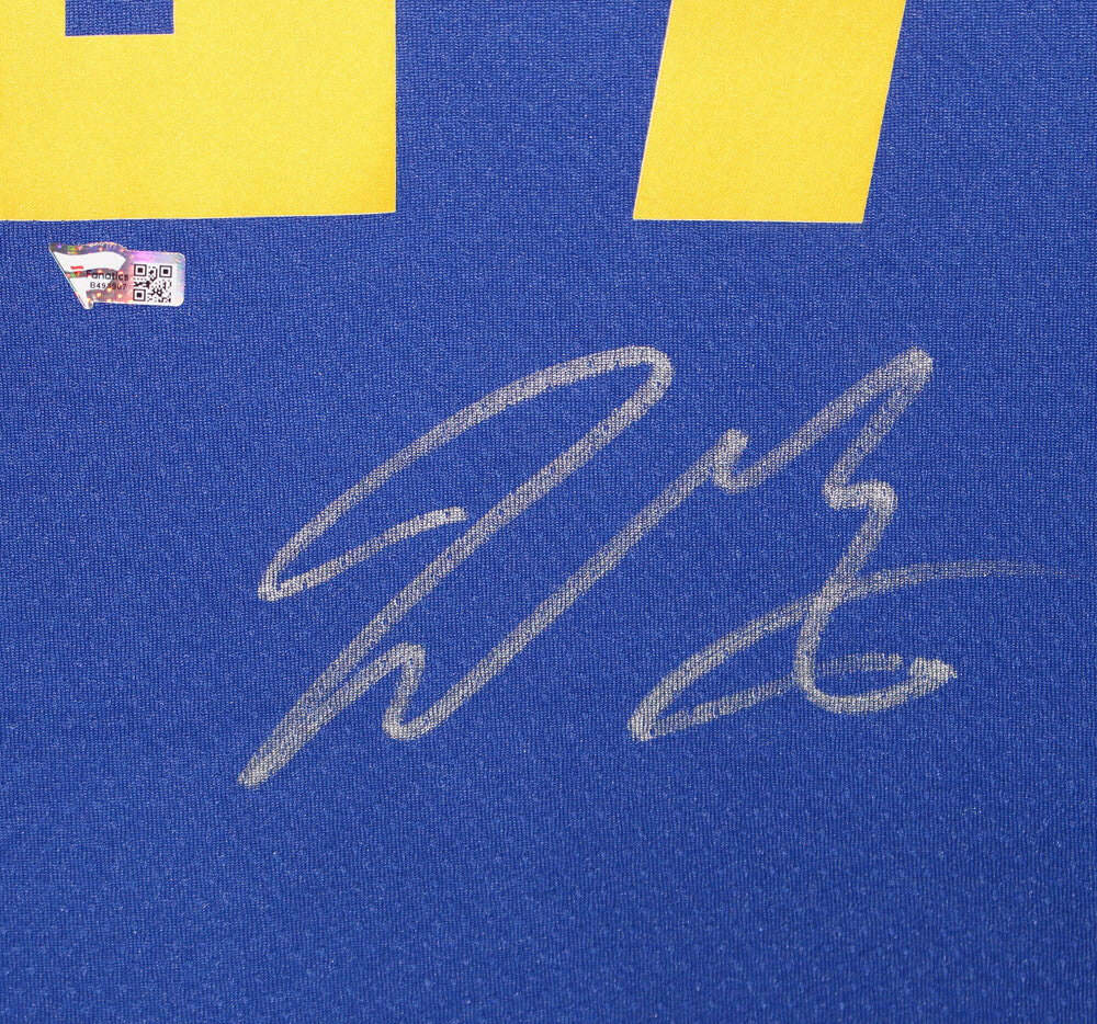 Jamal Murray Autographed Denver Nuggets Blue Dri-Fit XL Jersey
