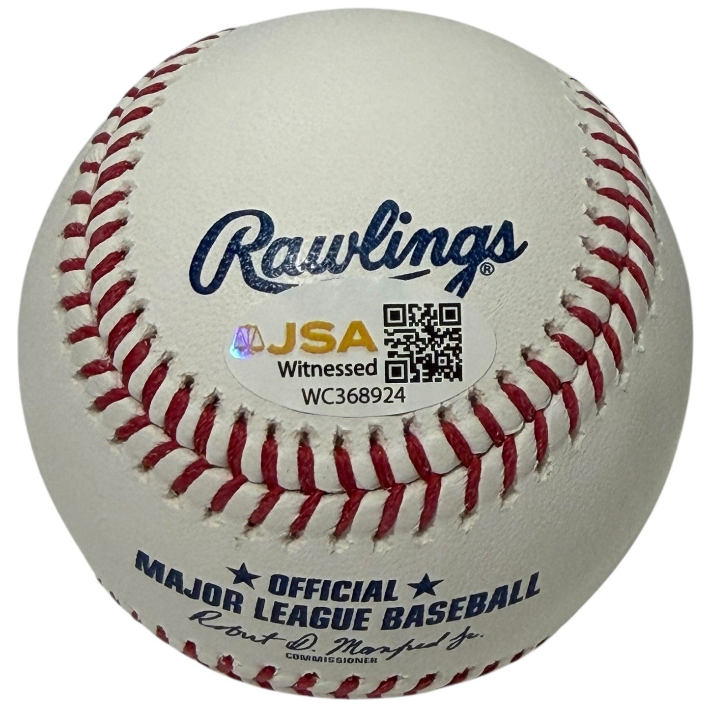 R.A. Dickey Signed New York Mets ROMLB Baseball (JSA Witness)