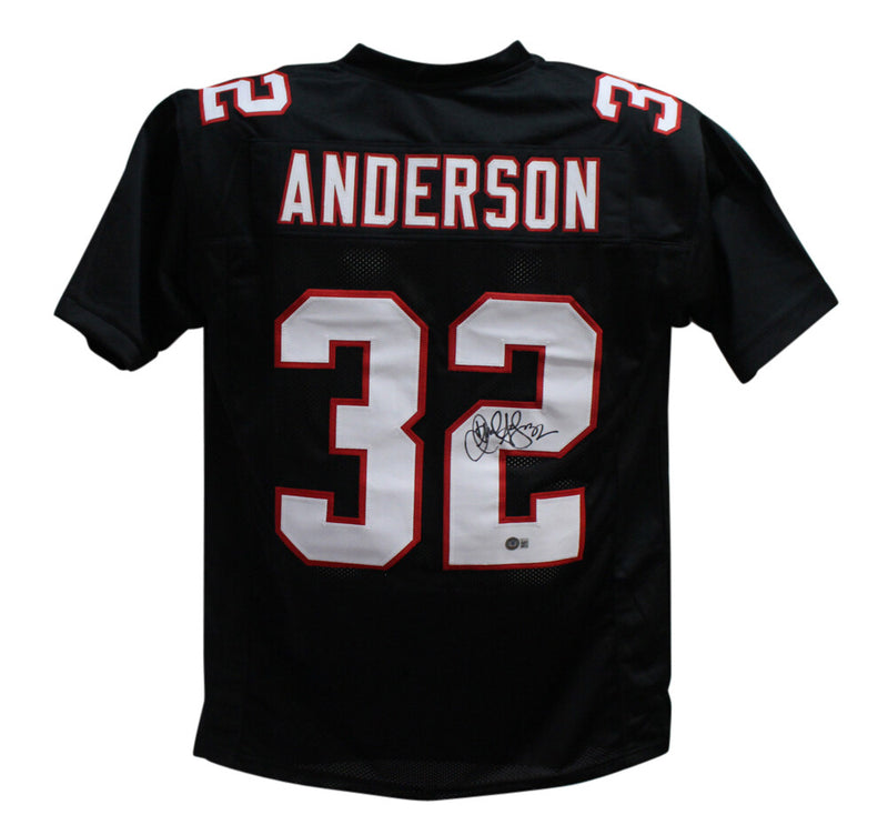 Jamal Anderson Signed Atlanta Falcons Custom Football Jersey (BAS)