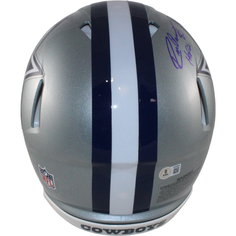 Roger Staubach, Tony Dorsett & Drew Pearson Signed Dallas Cowboys Authentic Helmet