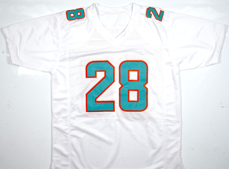 De'Von Achane Autographed White Custom Jersey