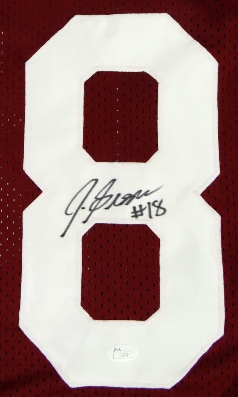 Jermaine Gresham Autographed Maroon College Style Custom Jersey