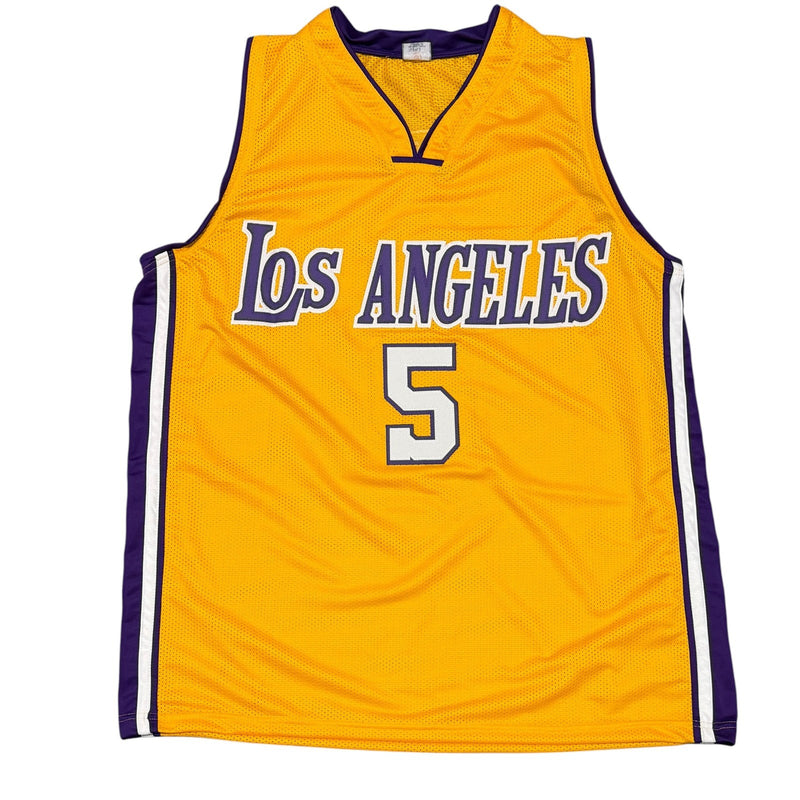 Robert Horry Los Angeles Lakers Signed Custom Basketball Jersey JSA