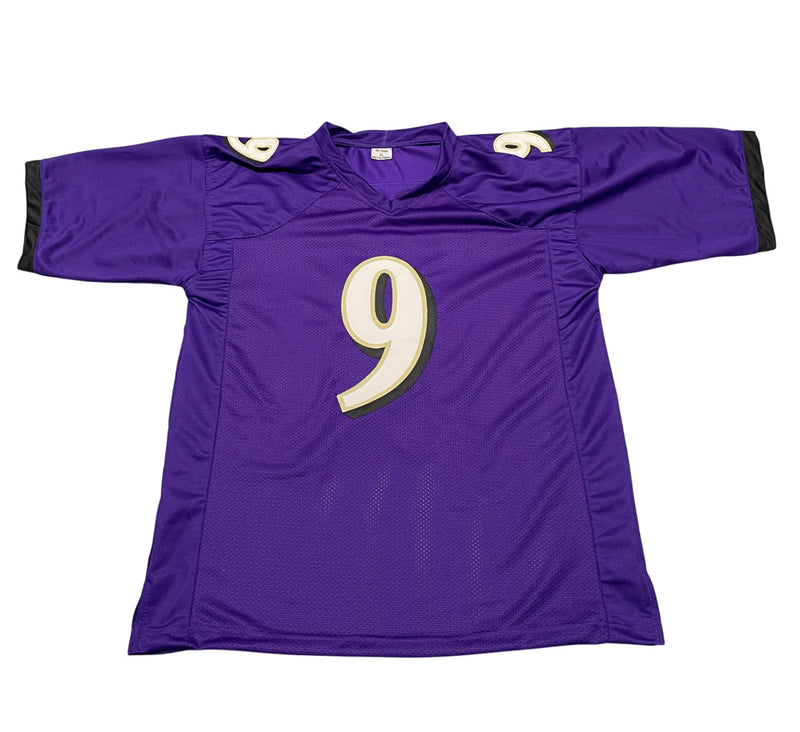 Justin Tucker Signed Baltimore Ravens Custom Jersey Beckett Witness BAS