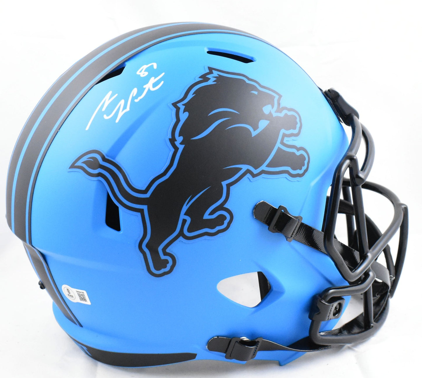 Sam LaPorta Signed Detroit Lions Rave Speed Full Size Helmet