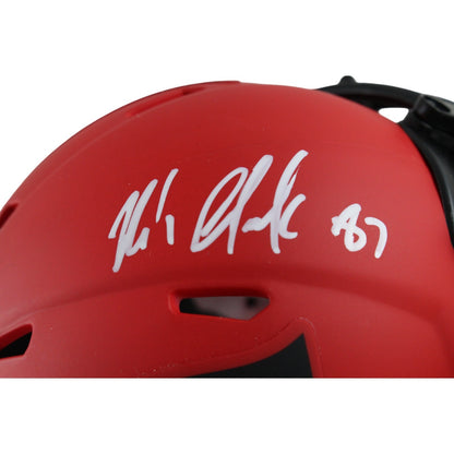 Rob Gronkowski Signed New England Patriots Rave Alternate Mini Helmet