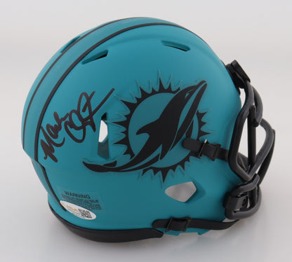 Mark Clayton Signed Miami Dolphins Rave Alternate Mini Helmet