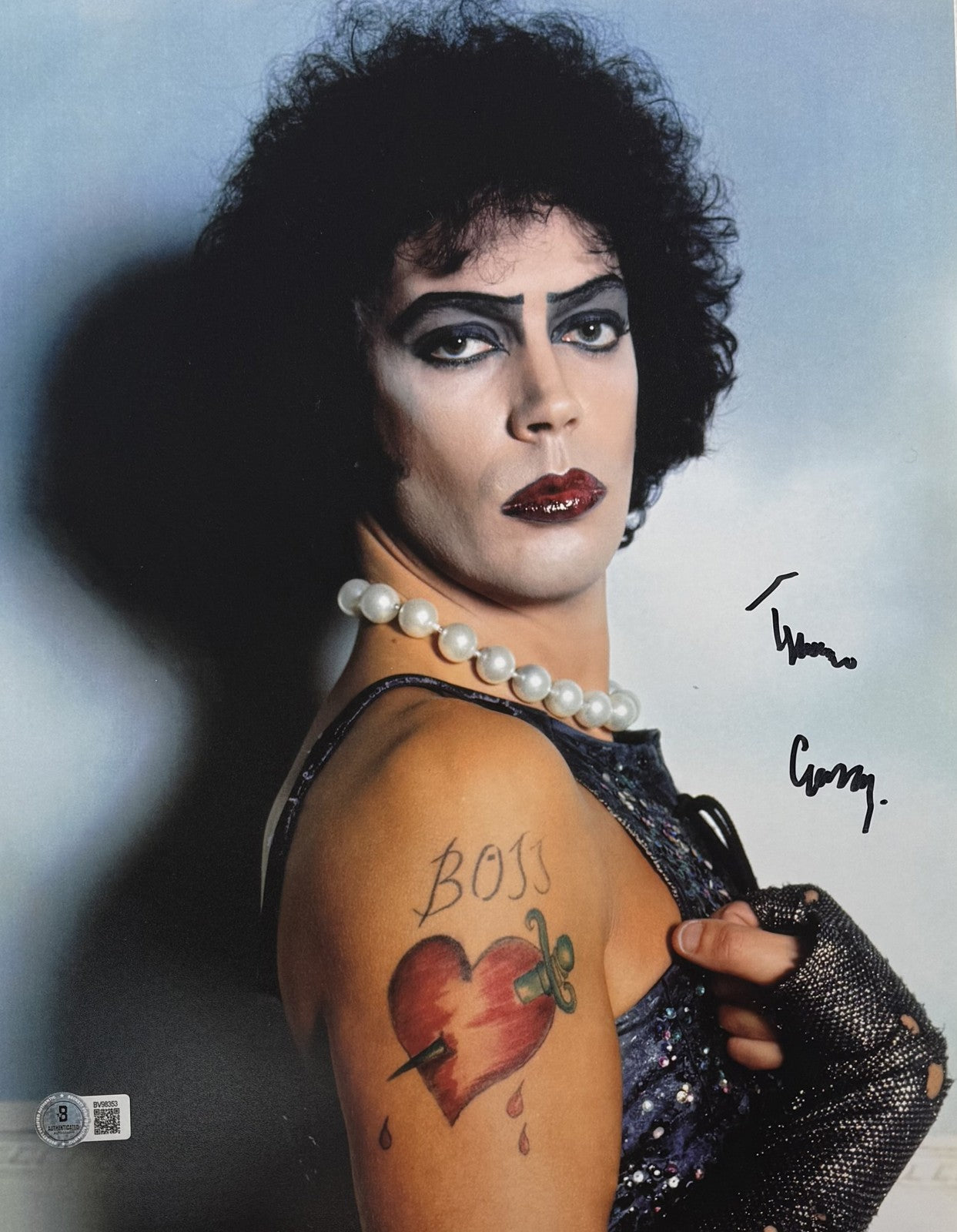Tim Curry Autographed Rocky Horror Picture Show 11x14 Photo