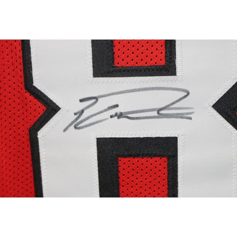 George Kittle Autographed Red Pro Style Jersey (XL) - Beckett Witnessed