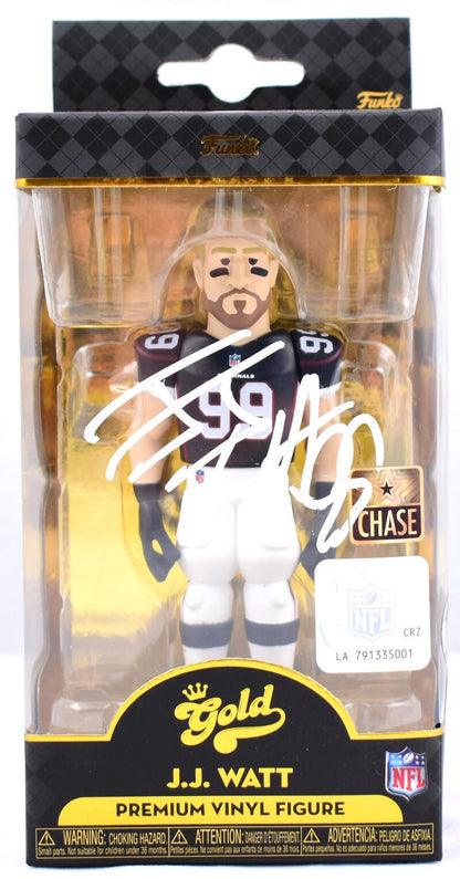 JJ Watt Signed Arizona Cardinals Funko Gold 5" Vinyl Figure