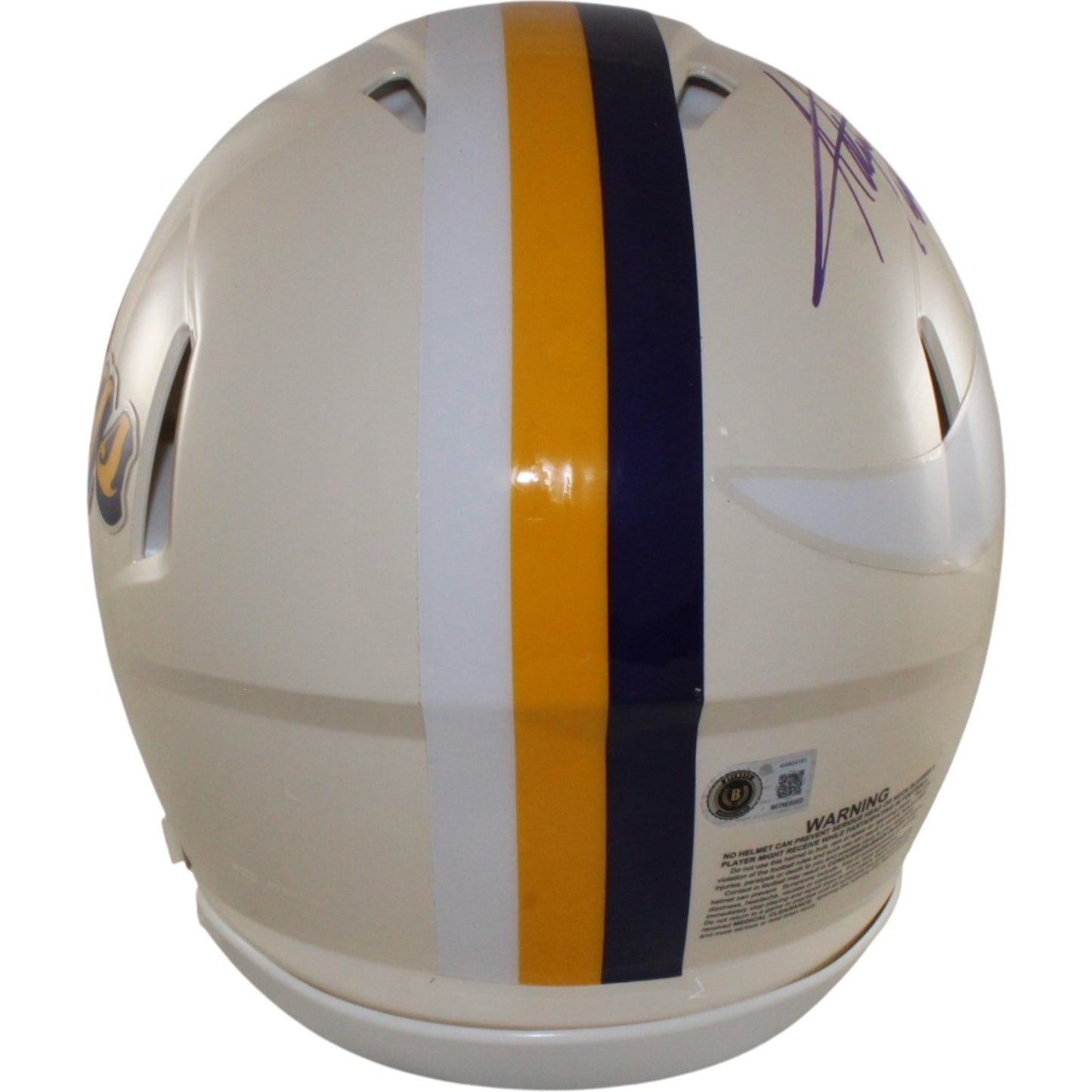 Adrian Peterson Signed Minnesota Vikings Authentic Retro Helmet