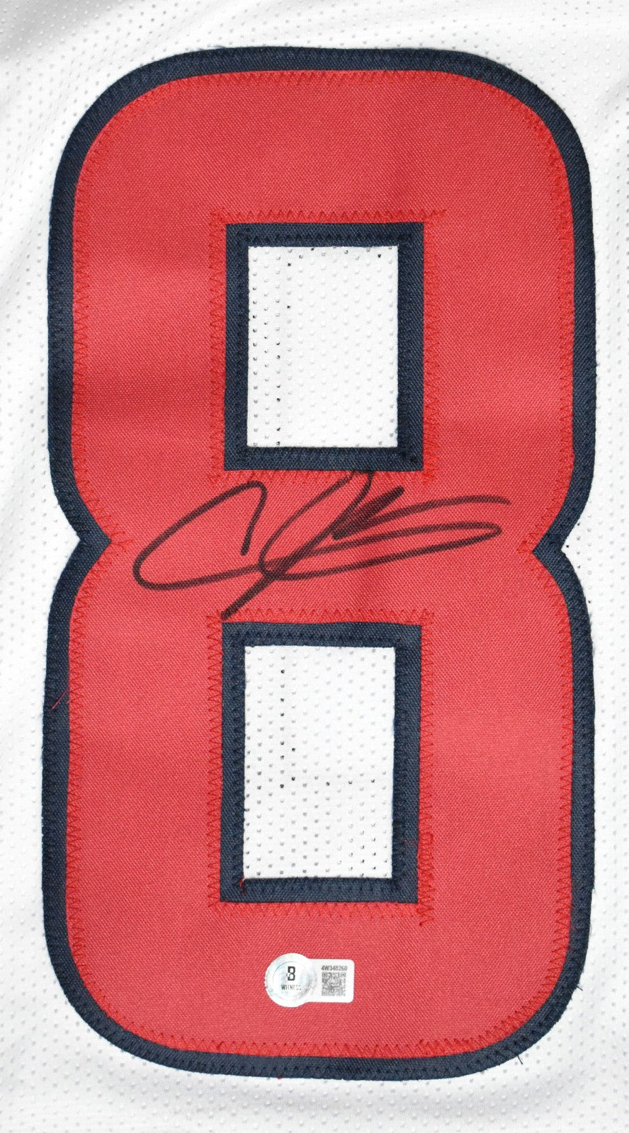 Andre Johnson Autographed Houston Texans Custom White Jersey
