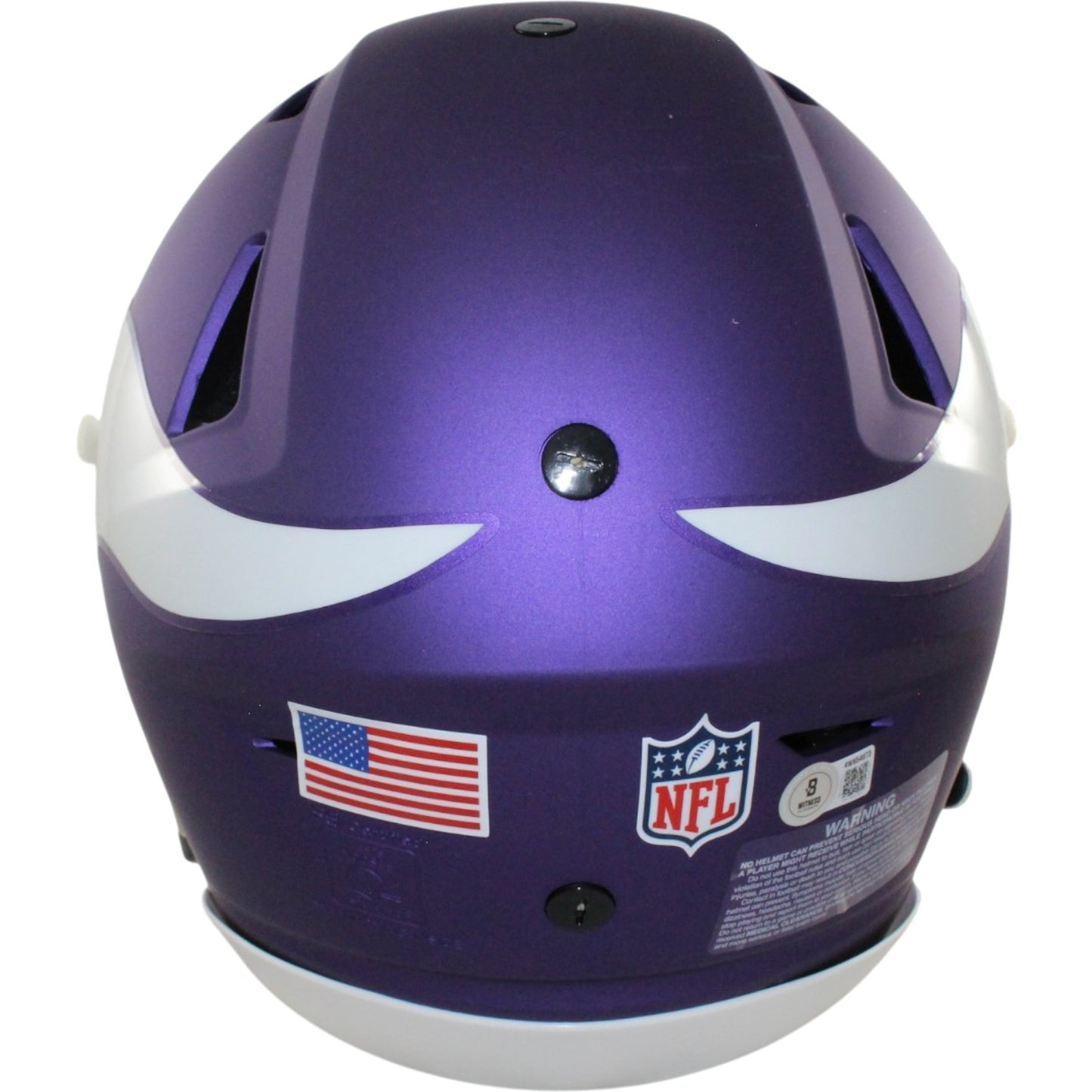 Justin Jefferson Signed Minnesota Vikings SpeedFlex Authentic Tribute Helmet