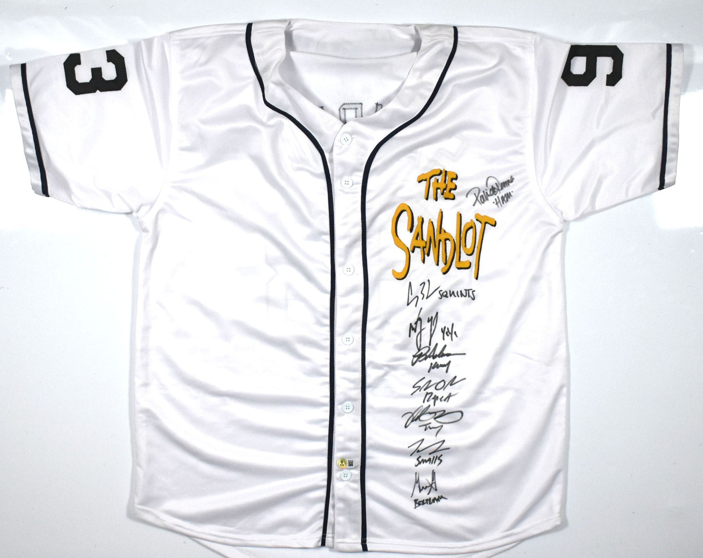 The Sandlot Cast Autographed Multi-Signed Custom Jersey