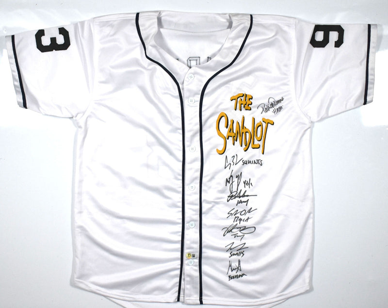 The Sandlot Cast Autographed Multi-Signed Custom Jersey