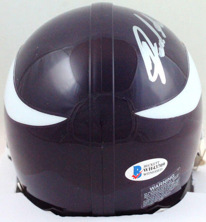 Jared Allen Signed Minnesota Vikings 1961-1979 Throwback Mini Helmet