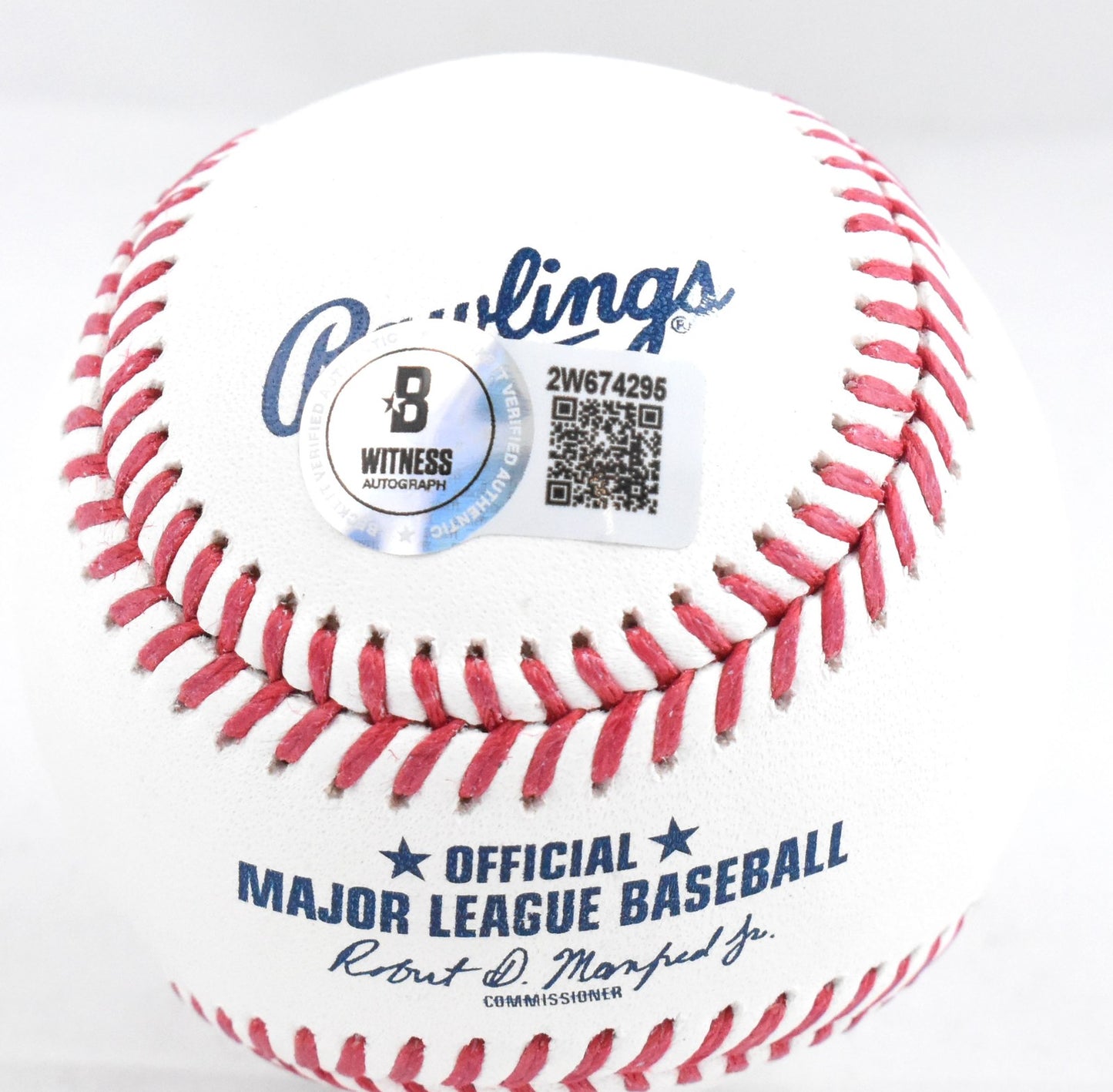 David Justice Autographed Rawlings Official Major League Baseball
