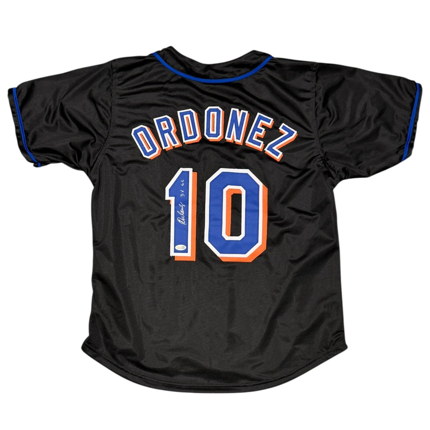 Rey Ordonez New York Mets Signed Custom Jersey "3x GG" JSA