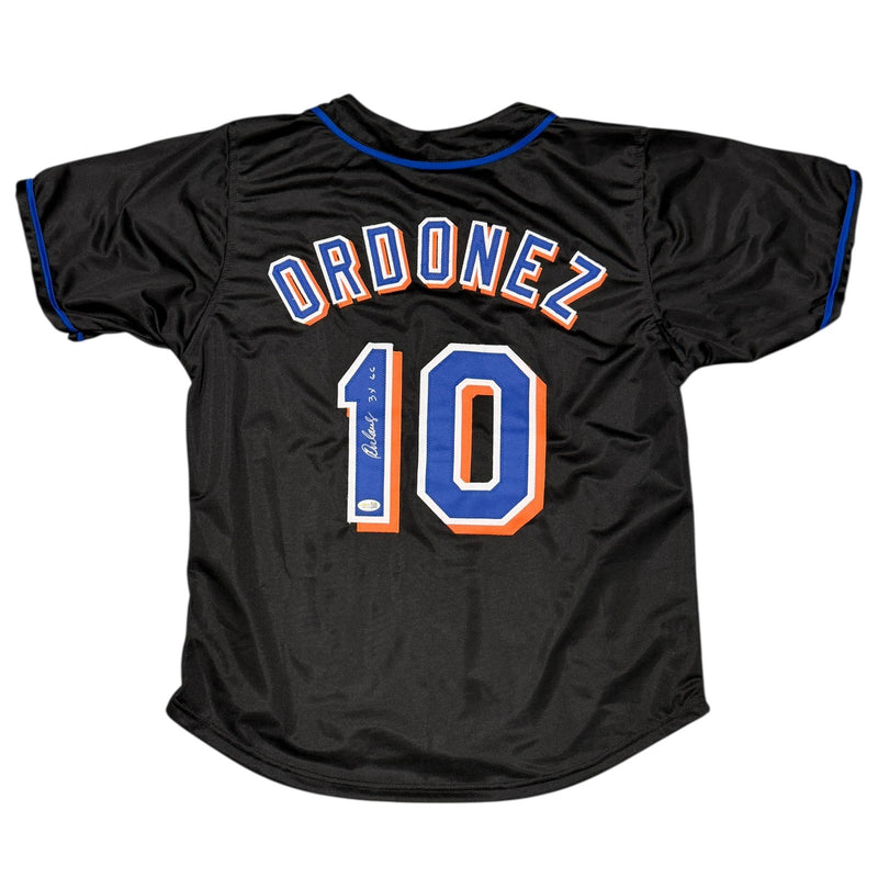 Rey Ordonez New York Mets Signed Custom Jersey "3x GG" JSA