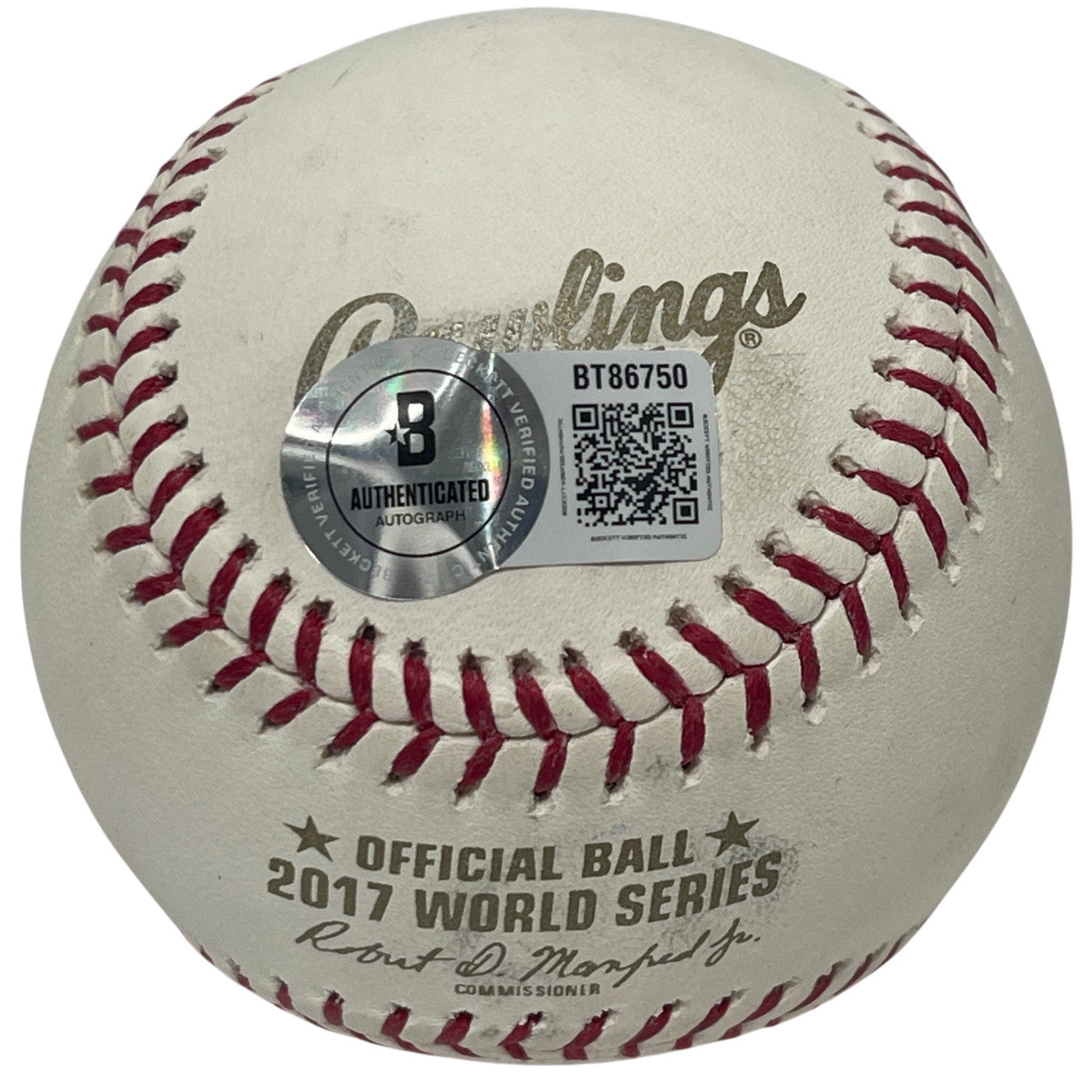 Chris Devenski Signed 2017 World Series Baseball "Devo" Inscription BAS