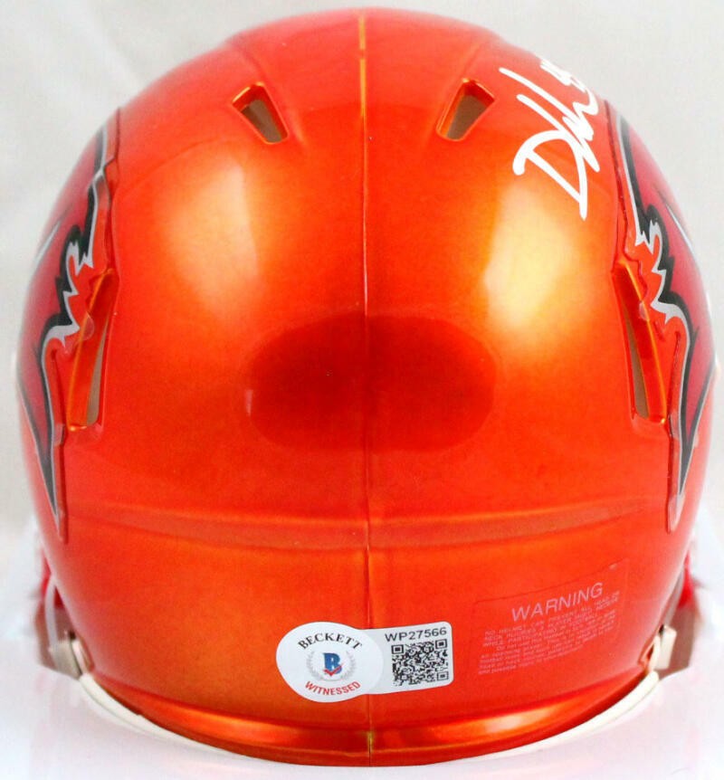 Devin White Signed Tampa Bay Buccaneers Flash Speed Mini Helmet