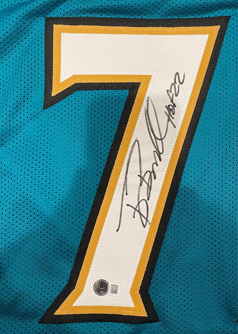 Tony Boselli Jacksonville Jaguars Signed Custom Jersey HOF 22 (Beckett)