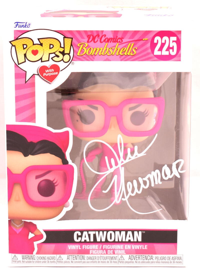 Julie Newmar Signed Catwoman Funko Pop Figurine #225