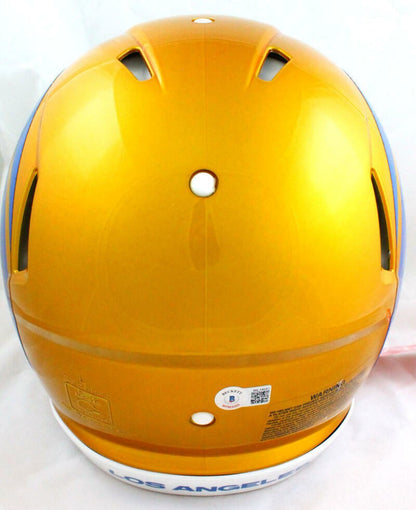 Kurt Warner Signed Los Angeles Rams Flash Speed Authentic Helmet