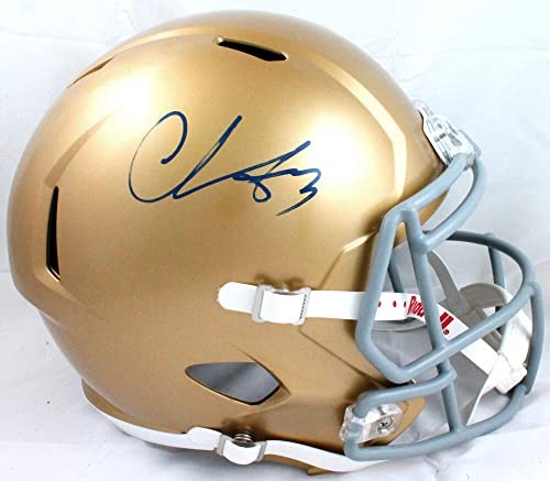 Chase Claypool Signed Notre Dame Fighting Irish Full Size Speed Helmet