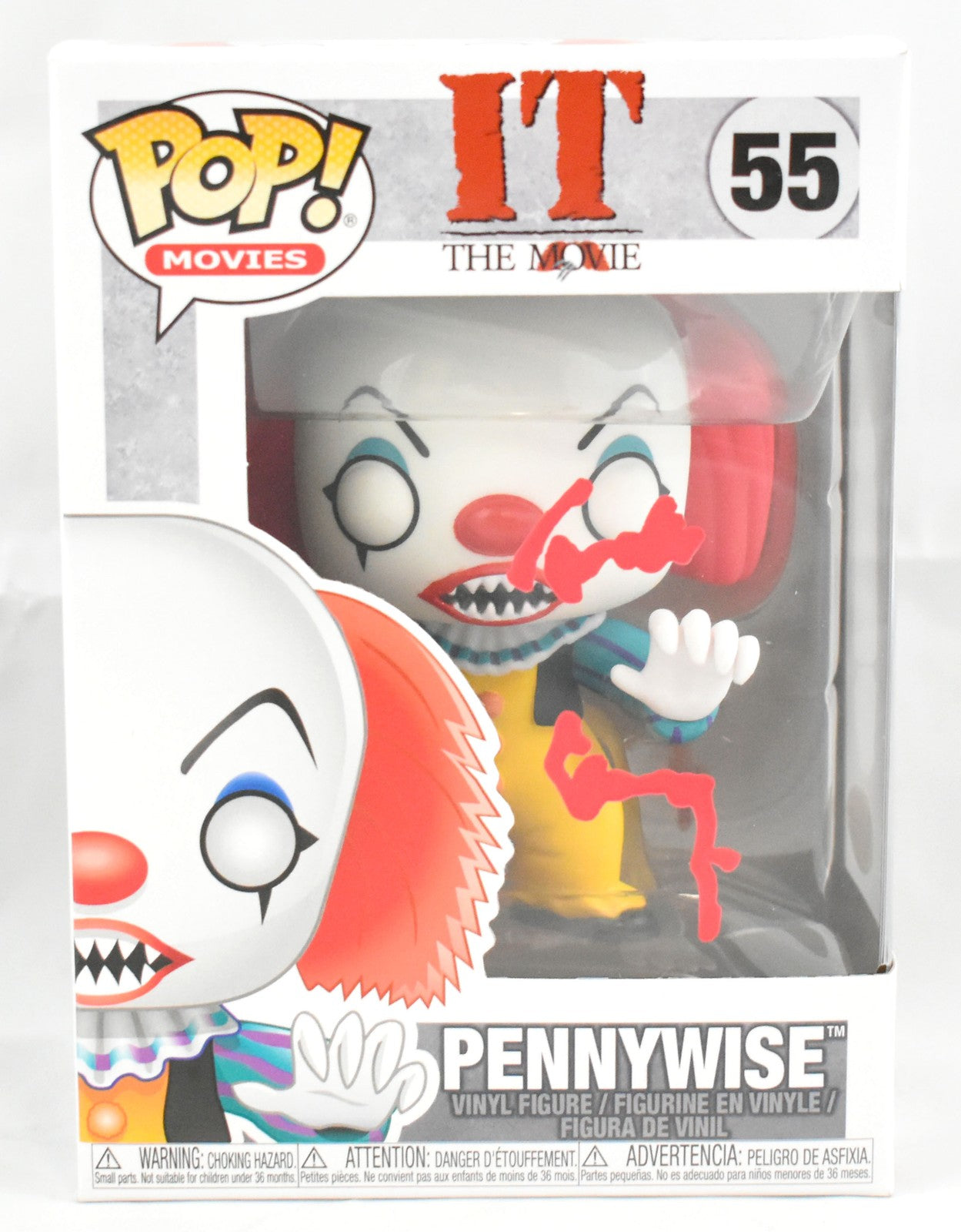 Tim Curry Autographed IT Pennywise Funko Pop Figurine #55