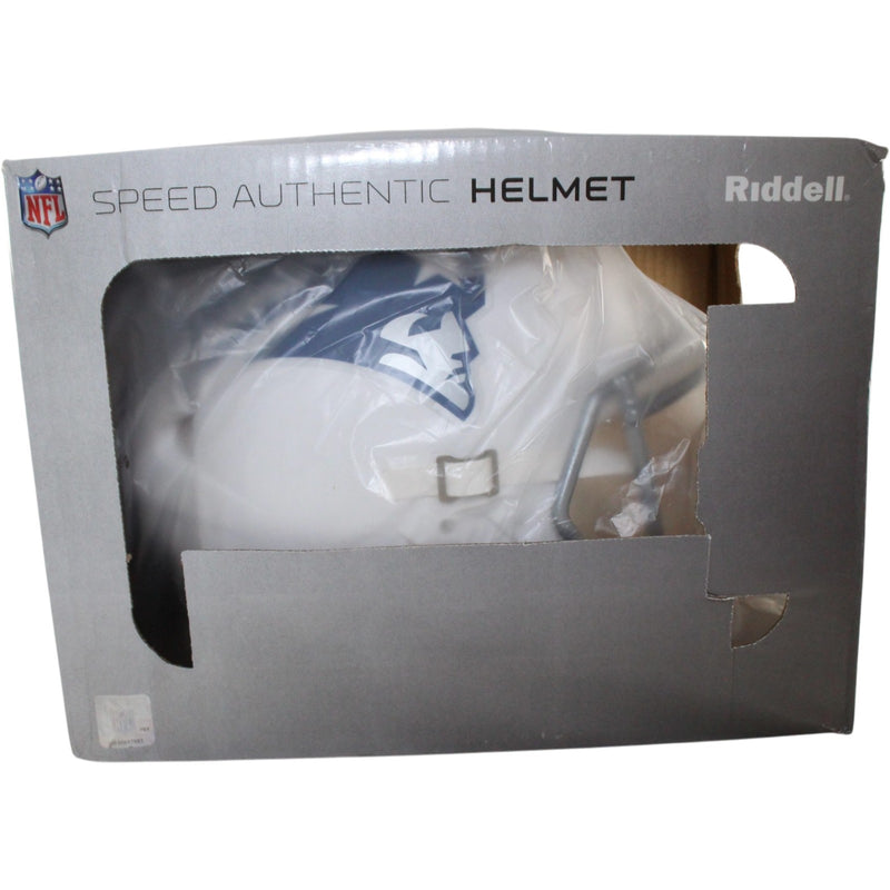 AJ Brown Autographed New England Patriots Full Size Rivalries Helmet