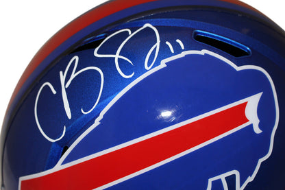 Cole Beasley Autographed Buffalo Bills Full Size Flash Speed Helmet