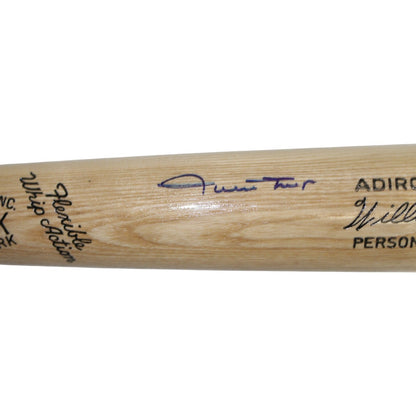 Willie Mays Autographed San Francisco Giants Blonde Adirondack Baseball Bat