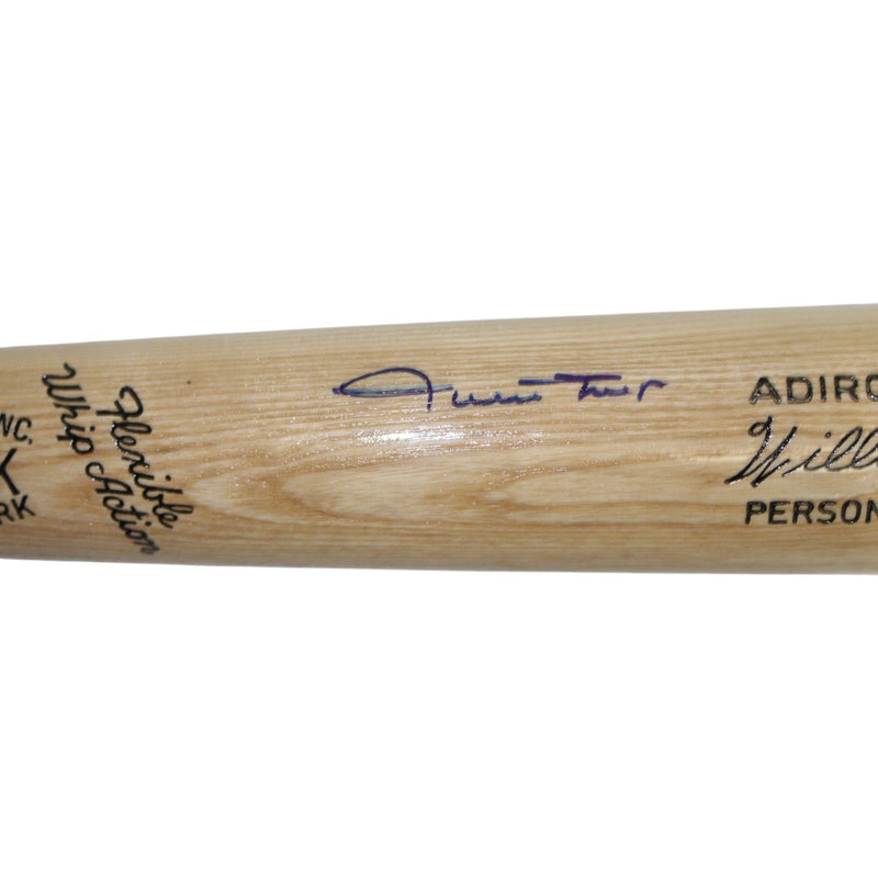 Willie Mays Autographed San Francisco Giants Blonde Adirondack Baseball Bat