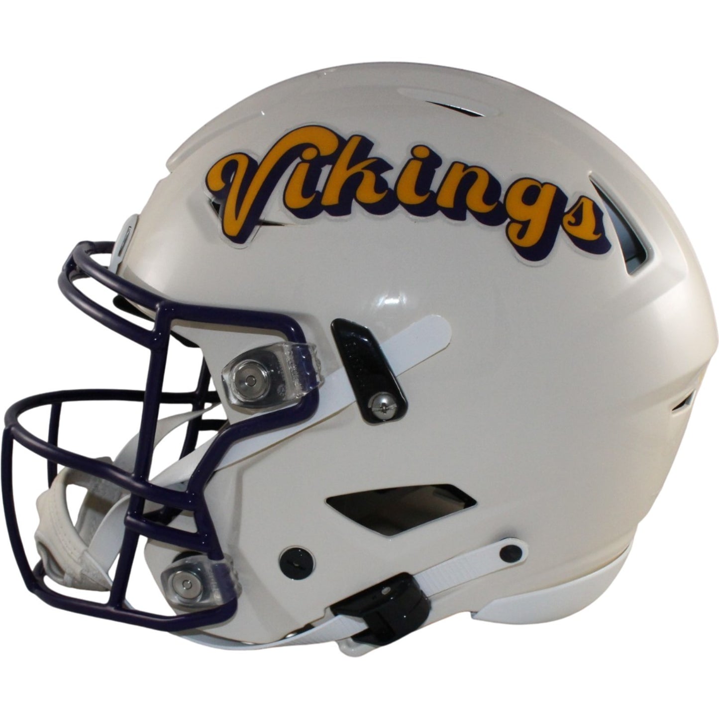 Randy Moss & Justin Jefferson Signed Minnesota Vikings SpeedFlex Helmet