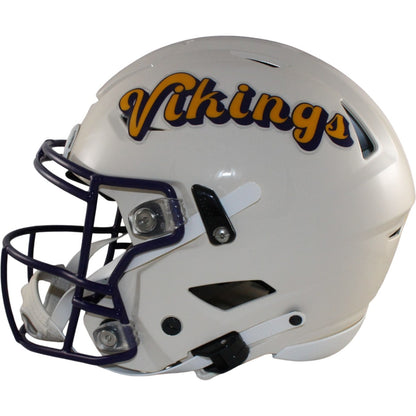 Randy Moss & Justin Jefferson Signed Minnesota Vikings SpeedFlex Helmet