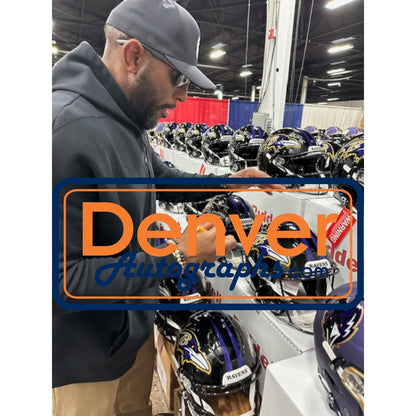 Ray Lewis Signed Baltimore Ravens Full Size SpeedFlex Helmet