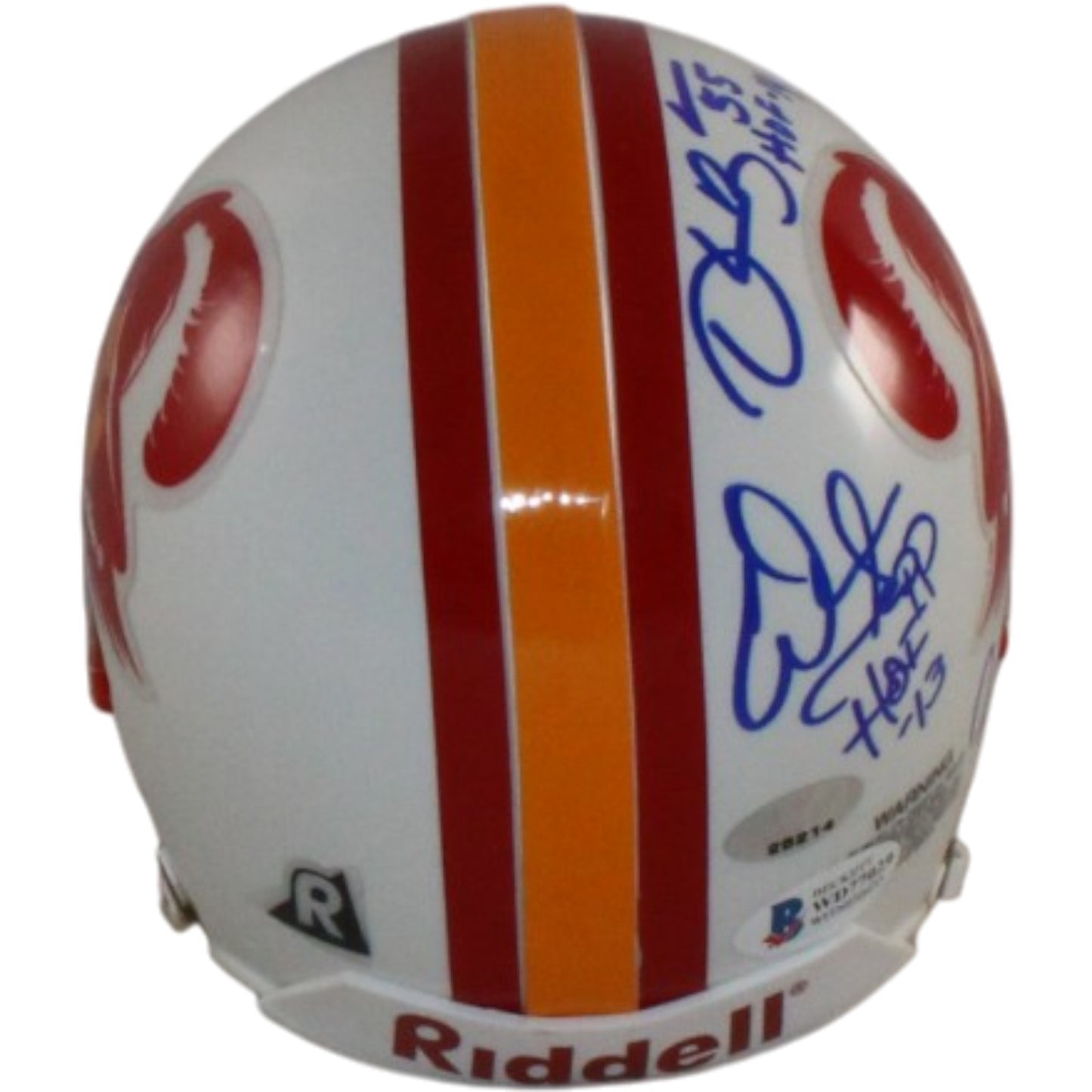 Lee Roy Selmon & Buccaneers Legends Signed Throwback Mini Helmet