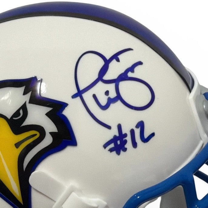 Phil Simms Signed Morehead State Eagles Mini Helmet